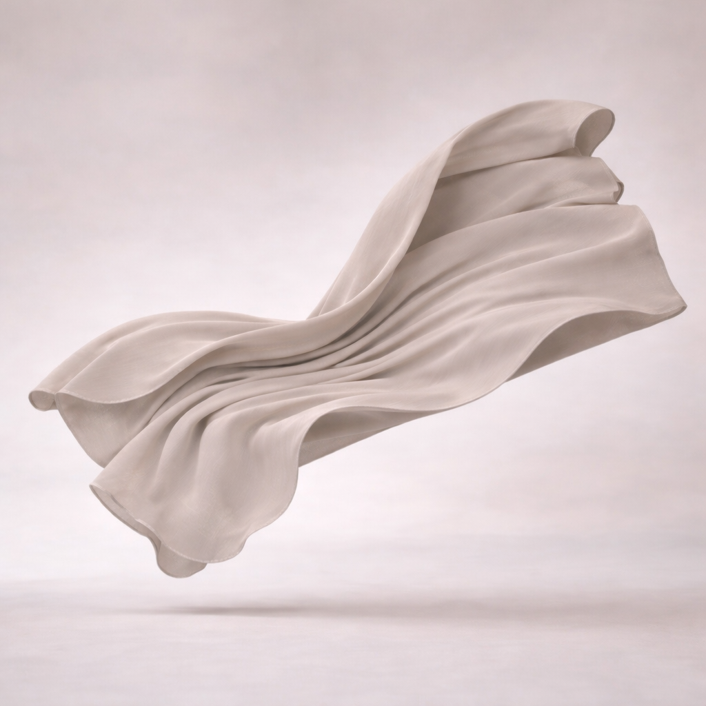 Ready-to-Wear Korean Chiffon Hijab — Warm Stone